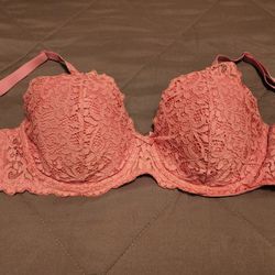 Victoria's secret lined Demi 36DD pink lace.