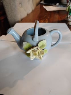 Vintage miniature ceramic teapot