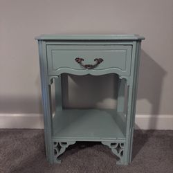 Antique Sage Side Table 