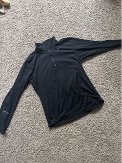 Black Nike Running Dri-fit Quarter Zip