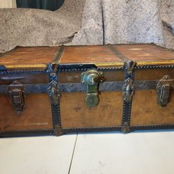 Wooden Chest From Early 1900's