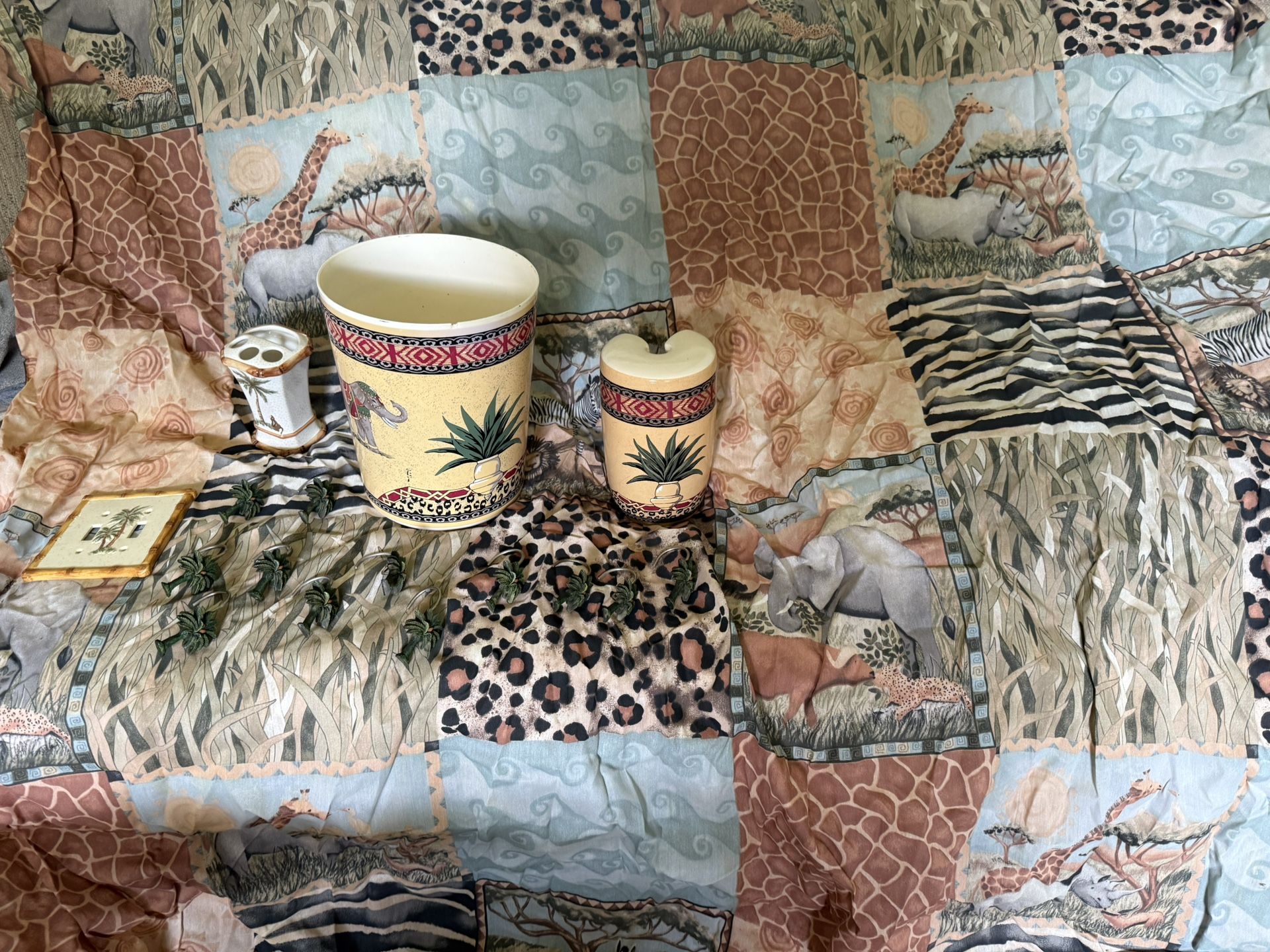 Africa Themed Bathroom Set
