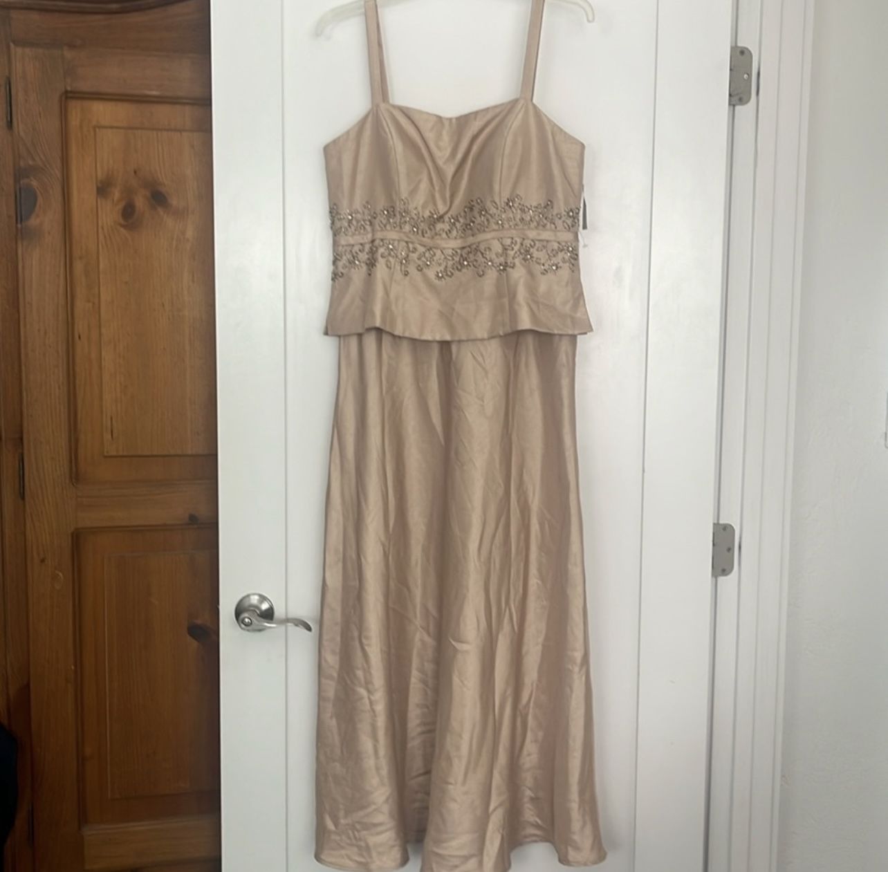 Gold Floor Length Dress