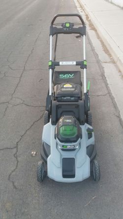 Lawnmower 21' go power 56 volt. With no battery or obo