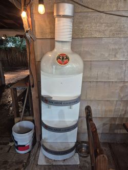 Liquor stand.