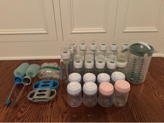 Dr. Brown Bottles + Spectra/Maymom Storage Bottles (25 bottles + accessories)