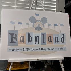 Babyland Welcome Sign 