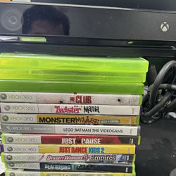15 Original Xbox 360  games + Xbox Kinect