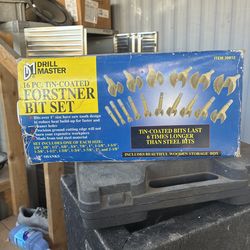 Drill Master Forstner Bit Set (16 Pc)