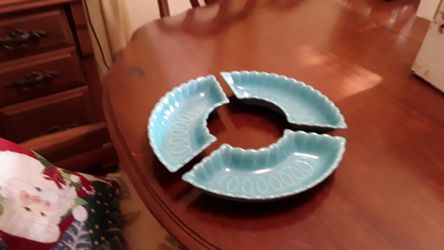 Three piece snack dish