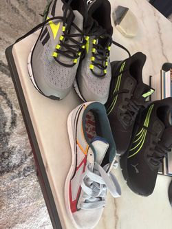Three pairs boys sneaker size 5 new