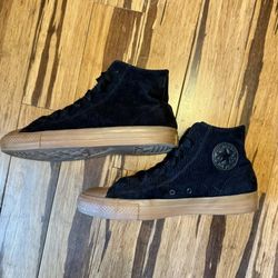 Converse High Top Black Corduroy