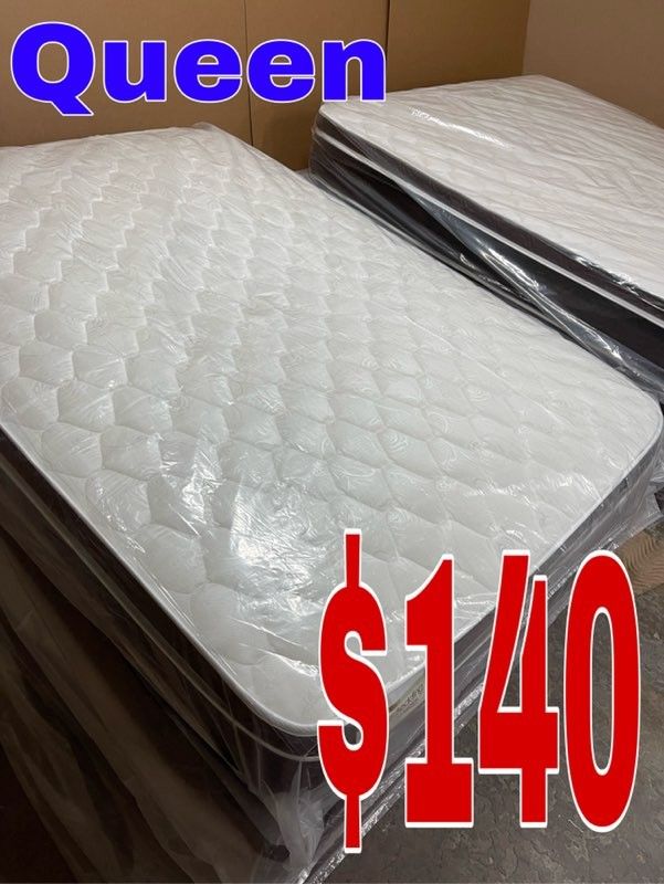 Mattress Pillow Top New