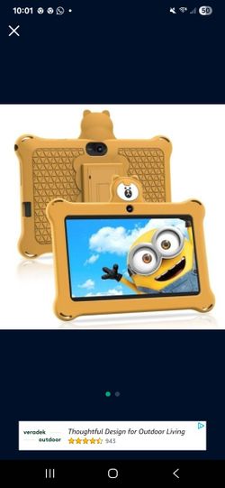 Kids Tablet 7 inch 32GB WiFi Android 13 Tablet For Kids Bluetooth | Parental Control | Pre-Installed Learning Tablet Apps for Toddlers Children | wit