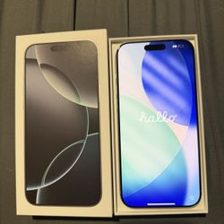 iPhone 16 Pro Max 256gb White Titanium 