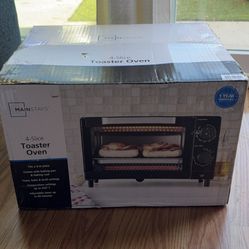 Mainstays 4-Slice Black Toaster Oven