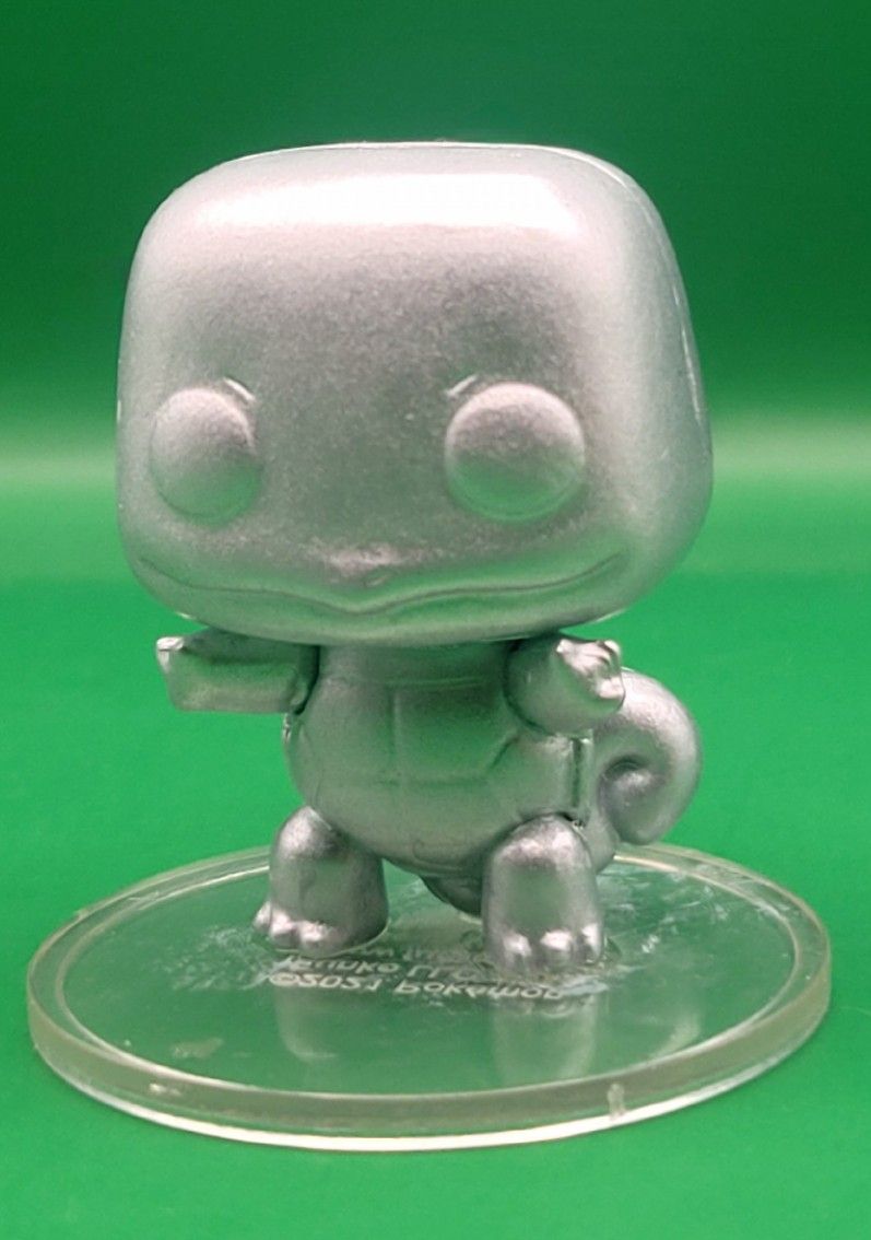 Funko POCKET POP - Pokemon: Squirtle METALLIC Silver - 2021 Holiday Advent mini
