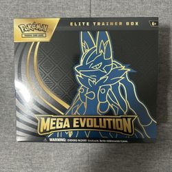Pokemon Mega Evolution Elite Trainer Box Lucario ETB