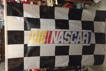 Used NASCAR fabric flag