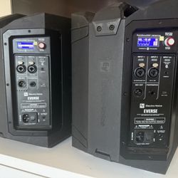 Electro-Voice EVERSE 8 Weatherized Battery-Powered Loudspeaker With Bluetooth, Black