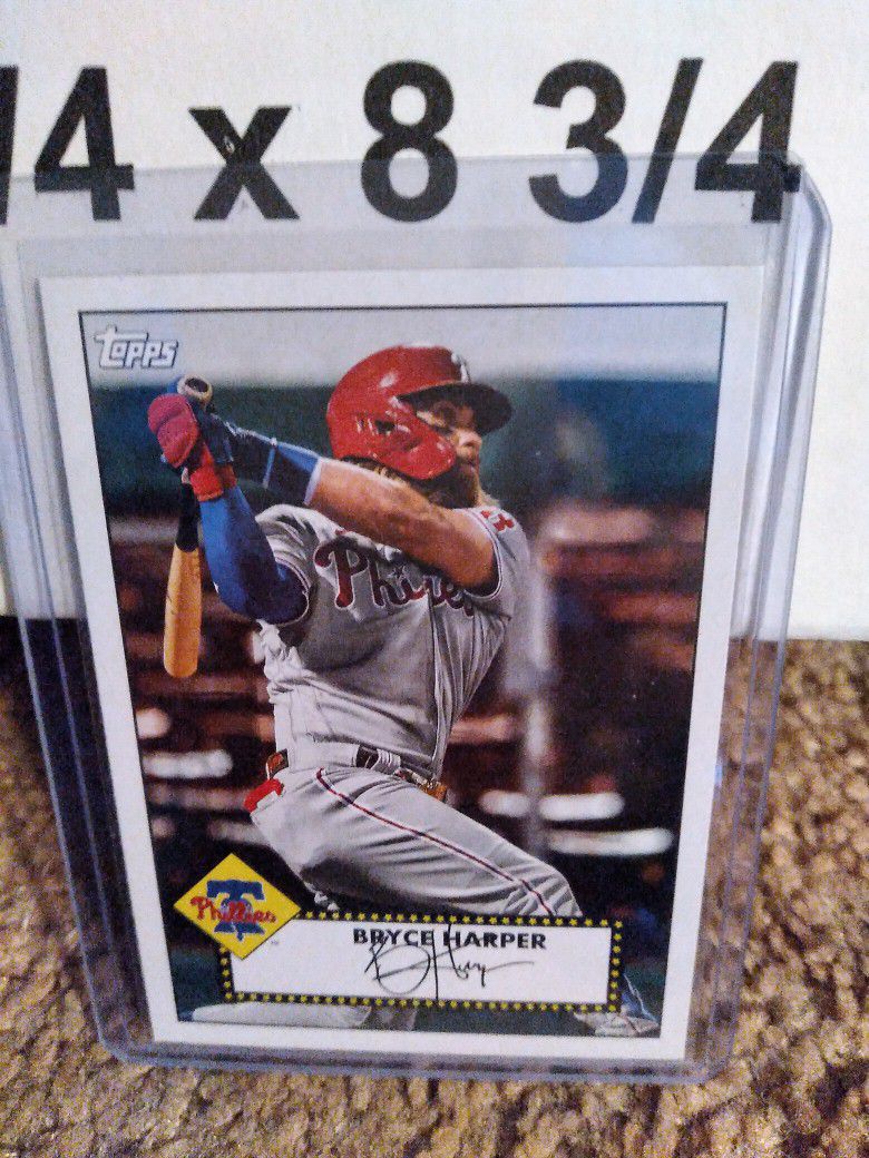 2 Bryce Harper Baseball Cards.