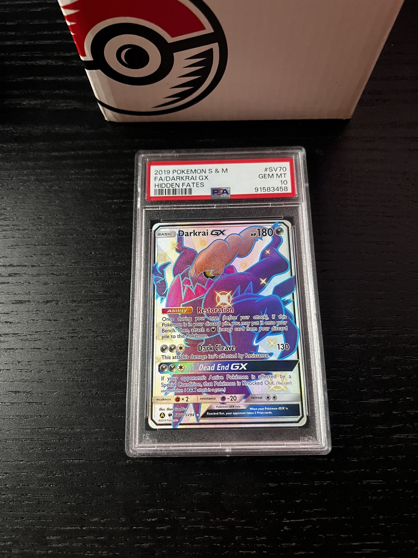 Darkrai Gx PSA 10