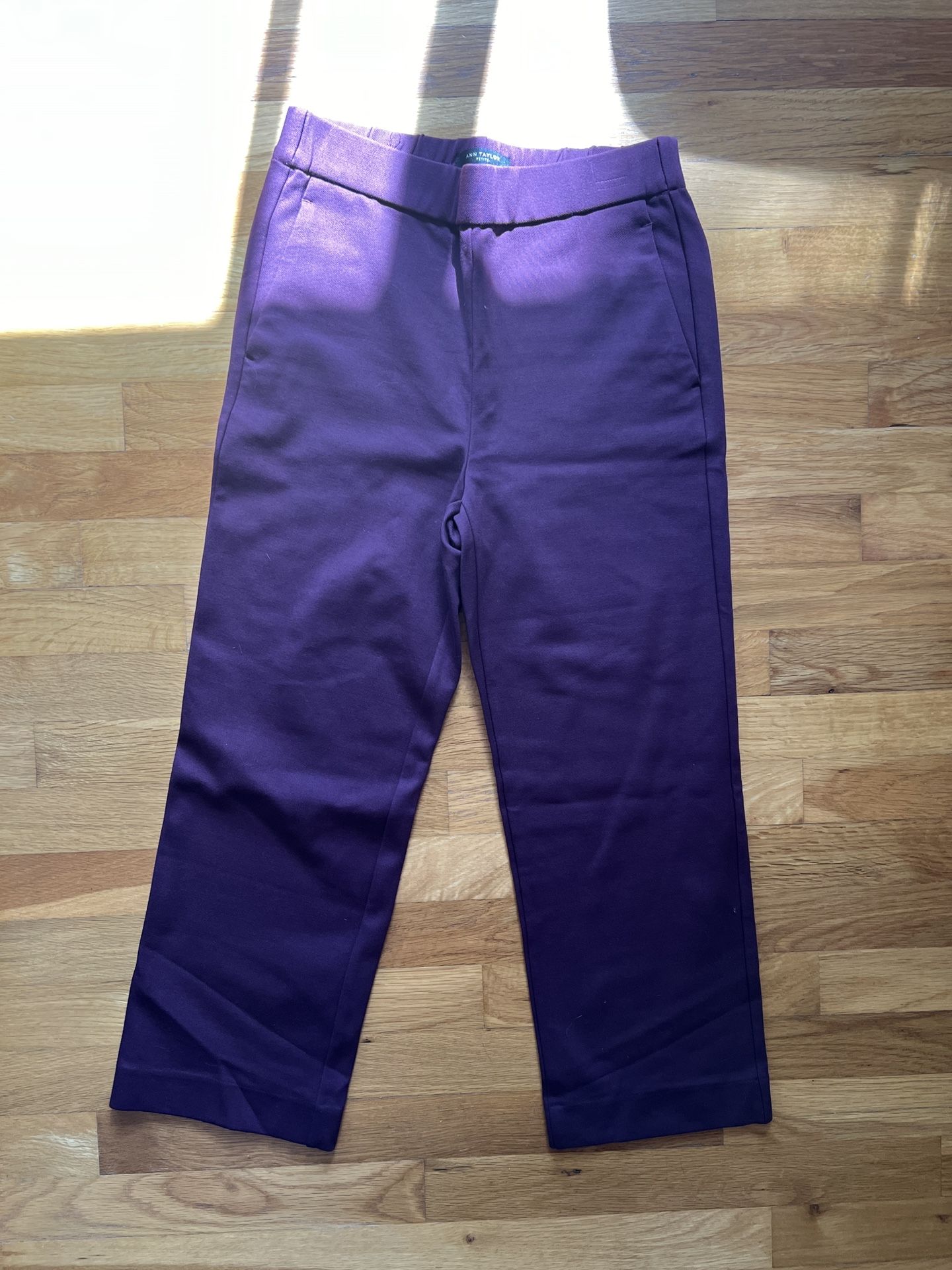 Dark Purple Dress Pants, Size SP, Ann Taylor, Like New, Barely Used