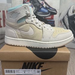 New Nike Air Jordan 1 Zoom CMFT 2 ‘Coconut Milk DV1305-101 Women’s Size: 7.5, 8