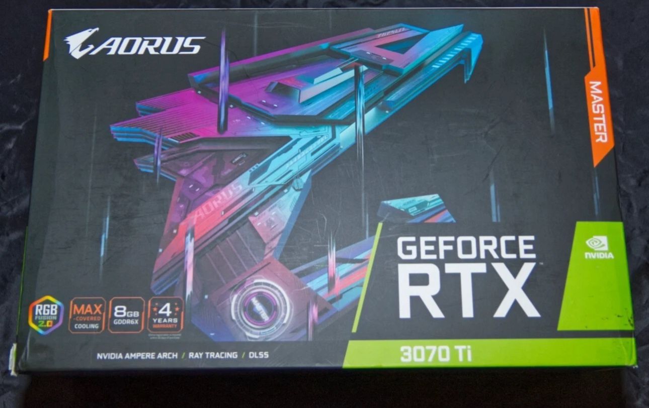 GIGABYTE AORUS MASTER NVIDIA GEFORCE RTX 3070TI