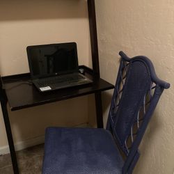 Computer Desk, Ladder Style With A Desktop, Two Shelves, Wooden, Very Good Condition, Asking 30 or Best Offer😄