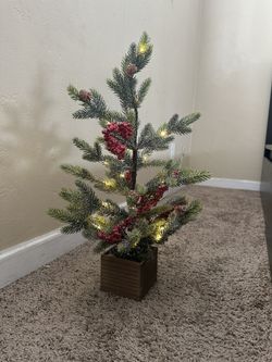 Tabletop Light Up Christmas Tree