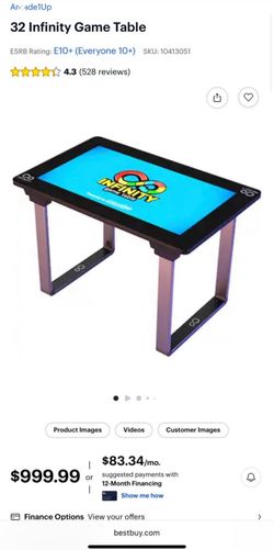 Infinity game table