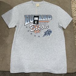 19Nine Howard Bison Basketball Retro Style Graphic Tee | Medium|