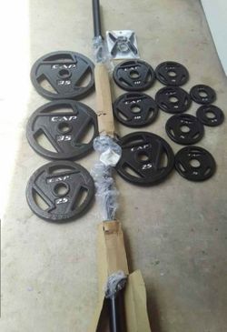 300lbs Olympic Weight Set