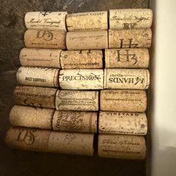 Lot of wine corks for crafts