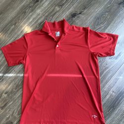 Red Callaway golf polo shirt #golfwear