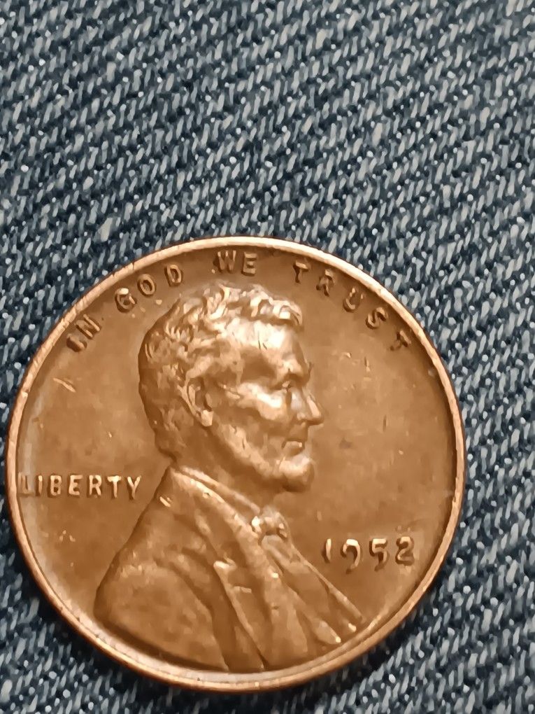 1952 NO Mint Mark ( Philadelphia) Wheat Cent