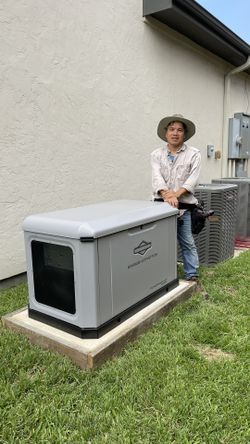 26 KW Briggs and Stratton With 200 Amp Dual Auto Transfer Switch 