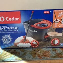 O-Cedar EasyWring Microfiber Spin Mop 