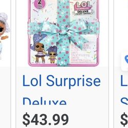 LOL Surprise Deluxe Present Surprise Series 2 Slumber Party Theme Slumber Queen New $15