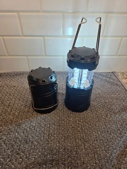 LED Camping Lanterns Set of 2