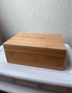 Stackable de Bamboo Jewelry Box Organizer