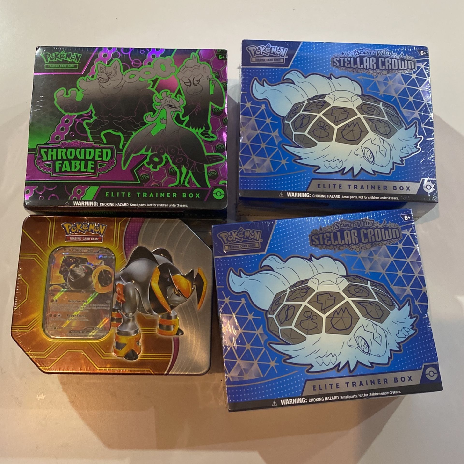 Pokemon TCG Shrouded Fable X Stellar Crown Etbs