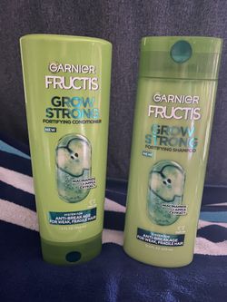 NEW! Garnier Frustis Grow Strong Shampoo & Conditioner 