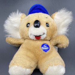 VINTAGE 1985 LA Dodgers Official Koala Bear Plush Stuffed Animal Collector Toy