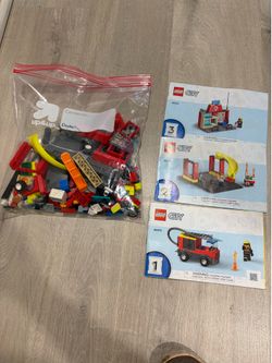 Lego- Fire Station and Fire Truck