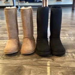 Uggs Big Kids Classic Tall Size 13 Through Six Women’s Size Up To 7 1/2