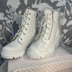 White Booties/boots