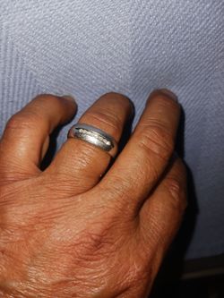 10k white gold ring