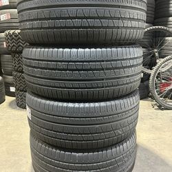 SET OF 4 USED TIRES PIRELLI SCORPION VERDE ALL SEASON…265/45/20